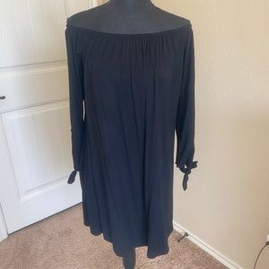 Cotton On Off the Shoulder black dress